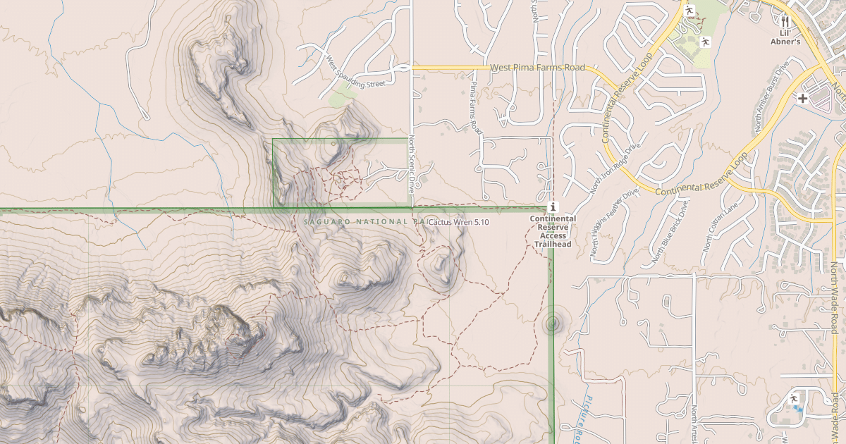 Map preview of Cactus Wren