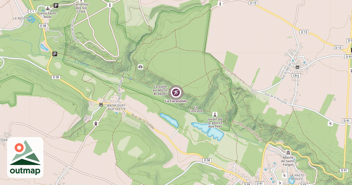 Map of La Farandole