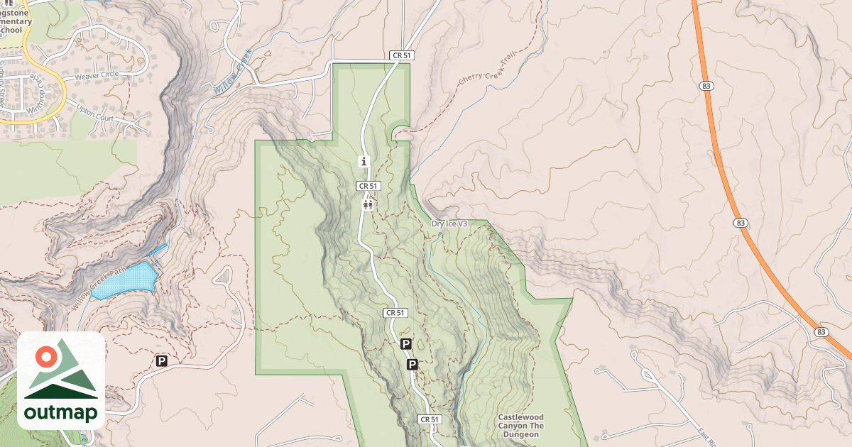 Map of Dry Ice