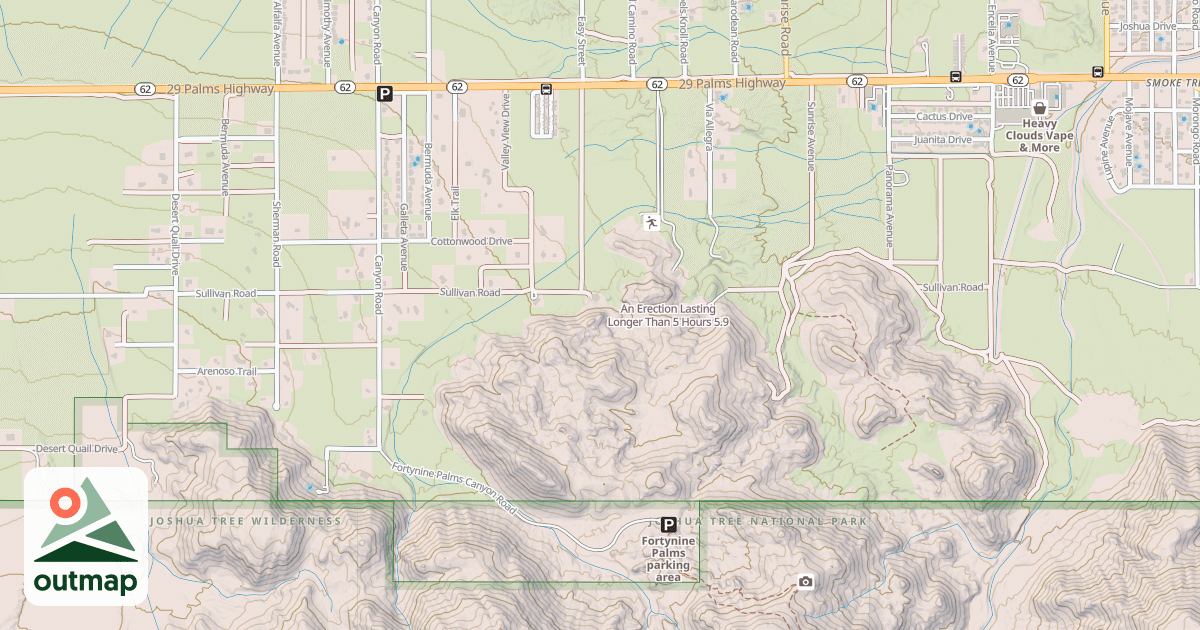 Map of An Erection Lasting Longer Than 5 Hours