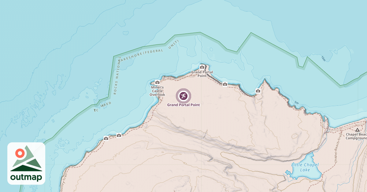 Map of Grand Portal Point