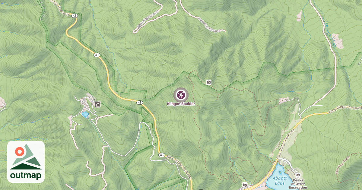 Map of Klingon Boulder