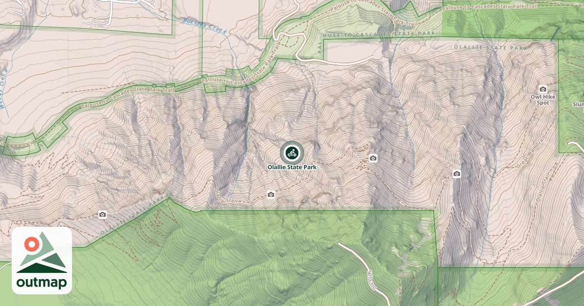 Map of Olallie State Park