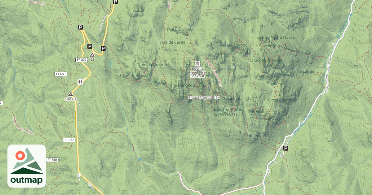 Map of Closed Project
