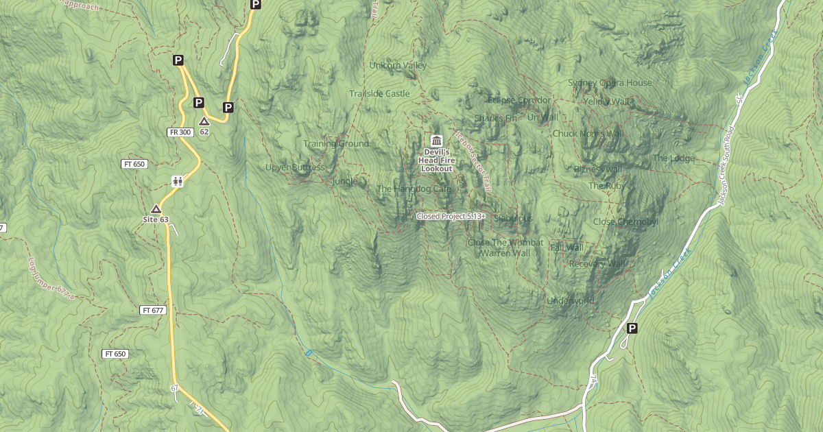 Map preview of Closed Project
