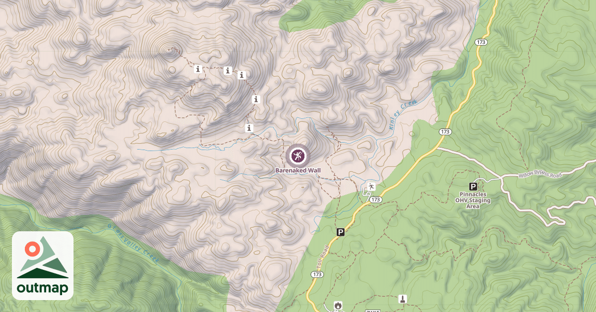 Map of Barenaked Wall