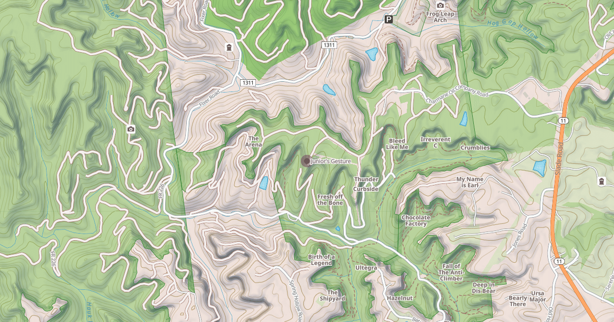 Map preview of Junior's Gesture