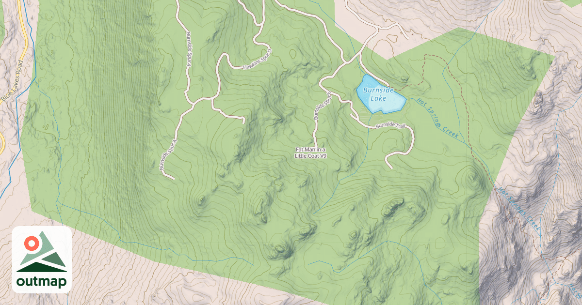 Map of Fat Man in a Little Coat