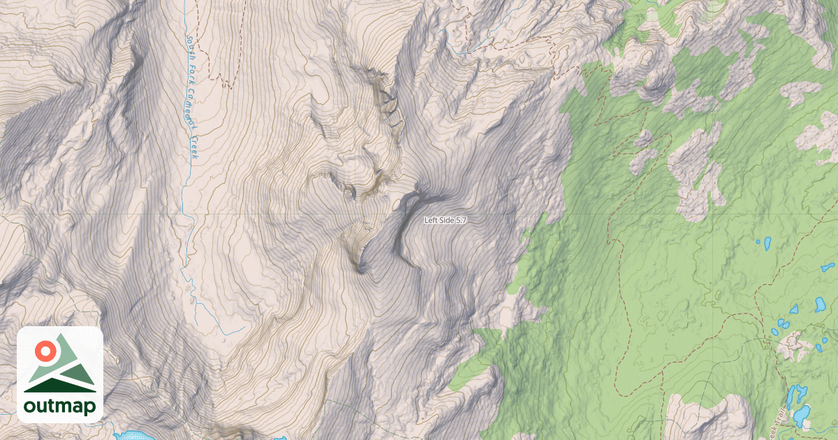 Map of Left Side