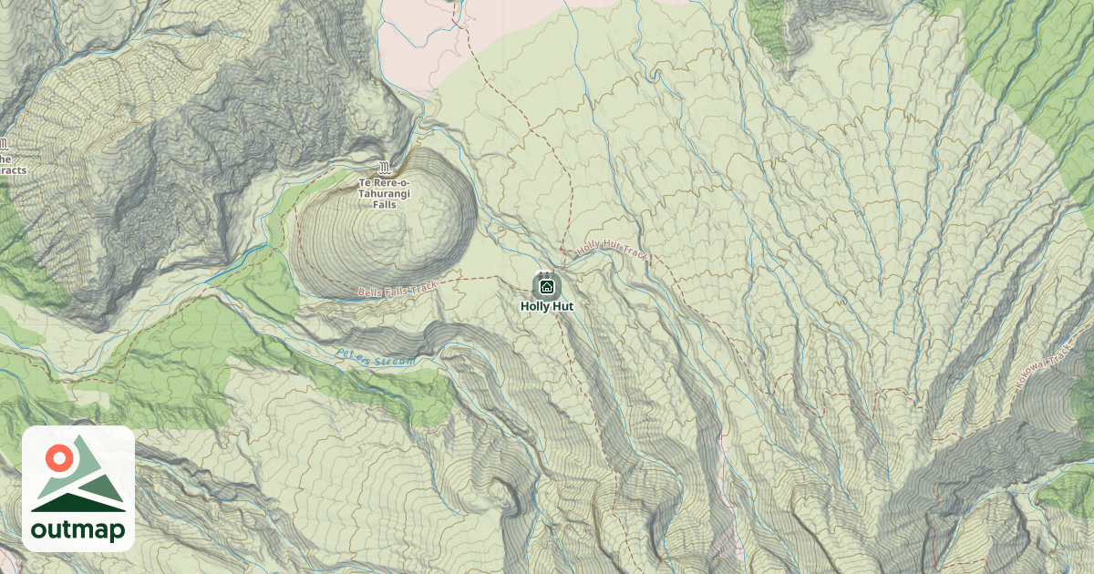 Map of Holly Hut