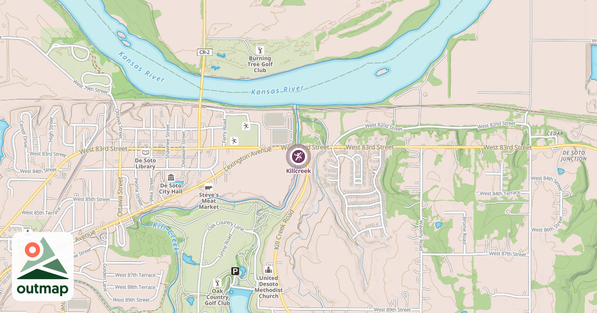 Map of Killcreek