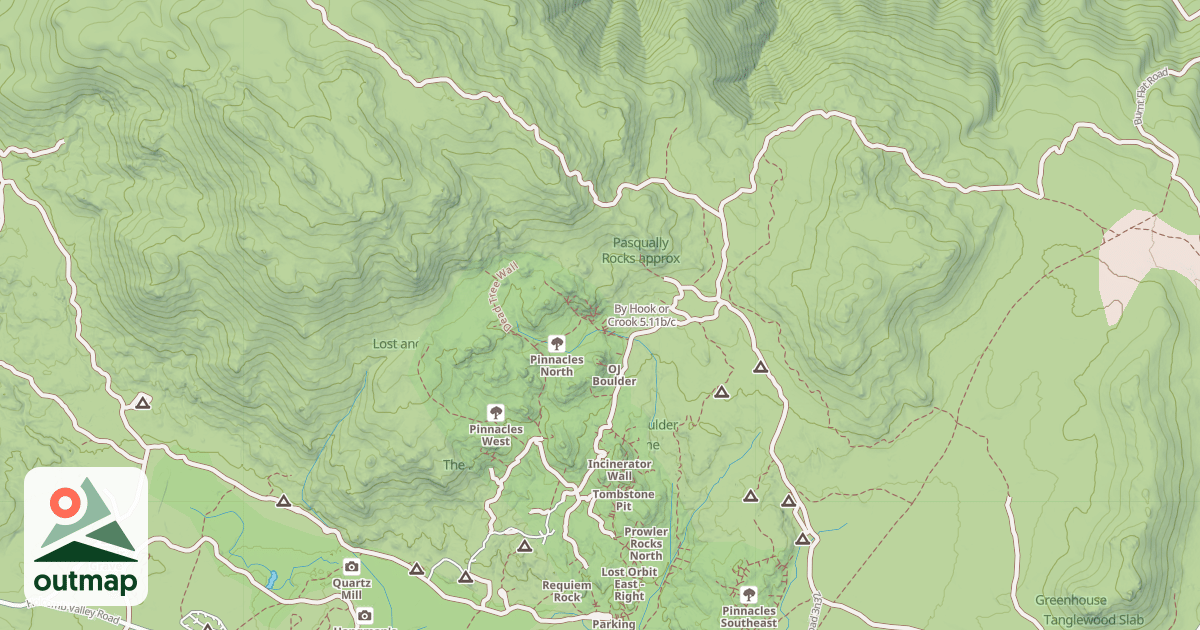 Map of By Hook or Crook
