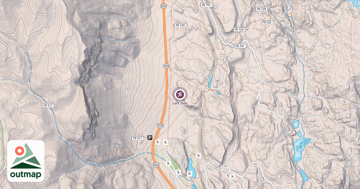 Map of Left Side