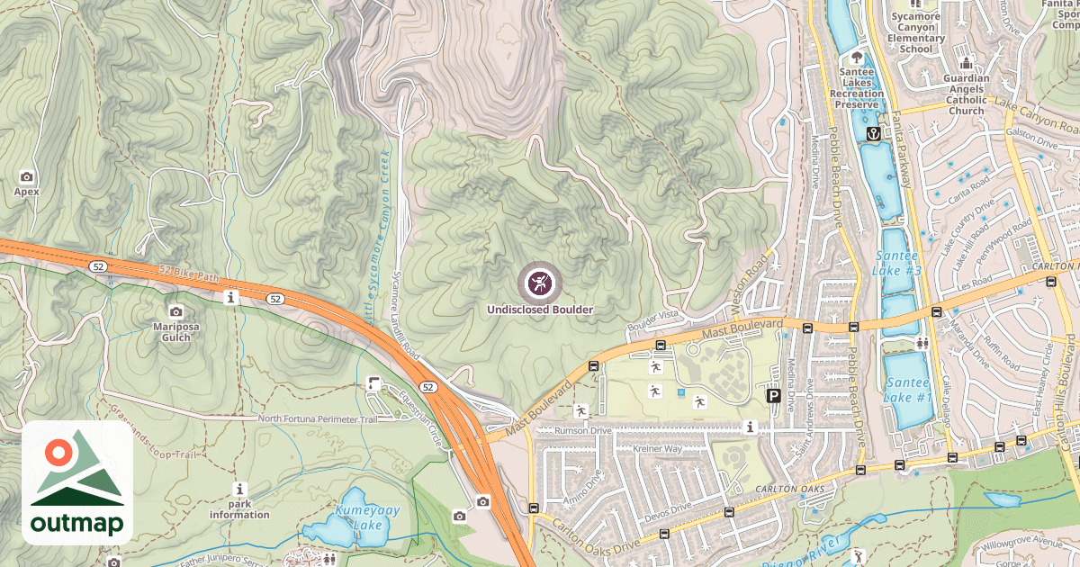 Map of Undisclosed Boulder