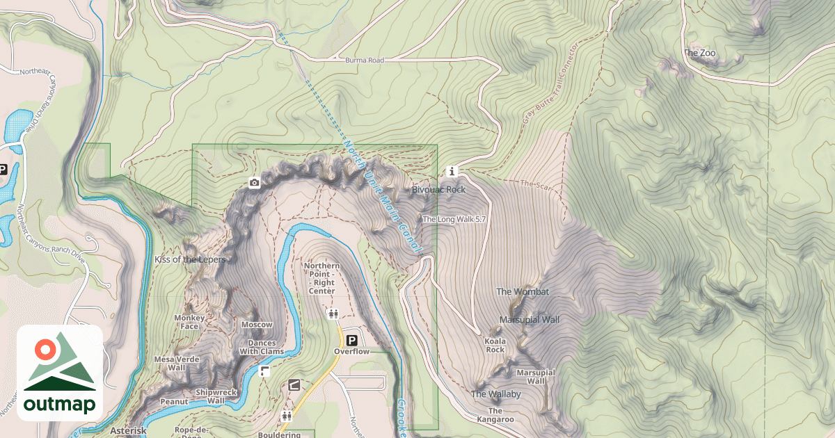 Map of The Long Walk