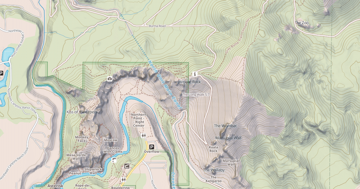 Map preview of The Long Walk