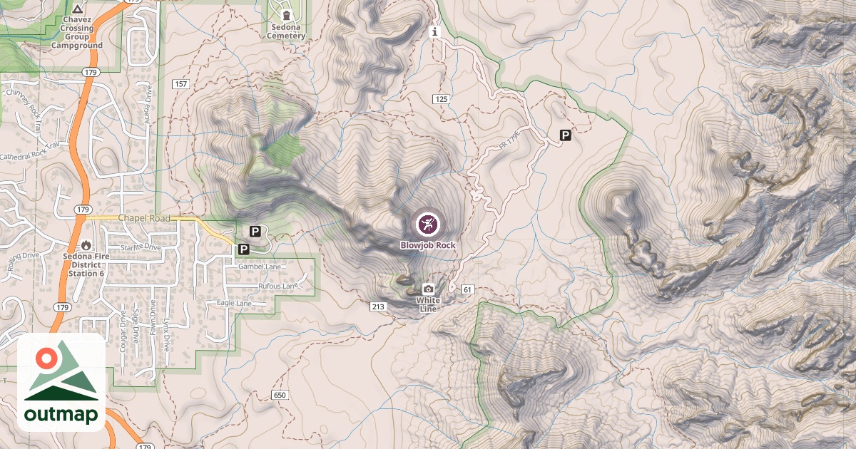 Map of Blowjob Rock