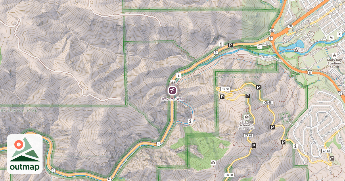 Map of Traverse Wall
