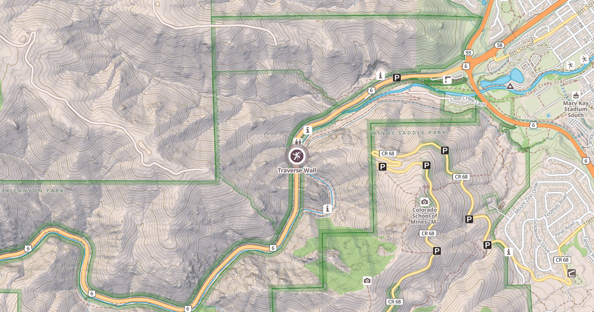 Map preview of Traverse Wall