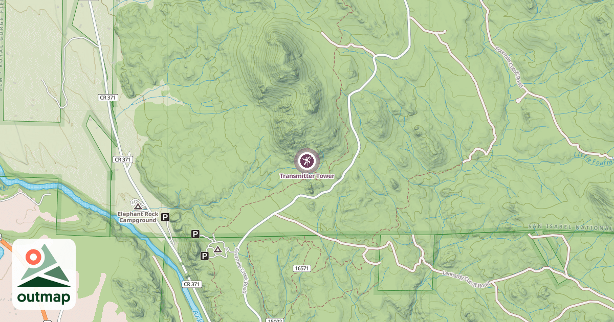 Map of Transmitter Tower