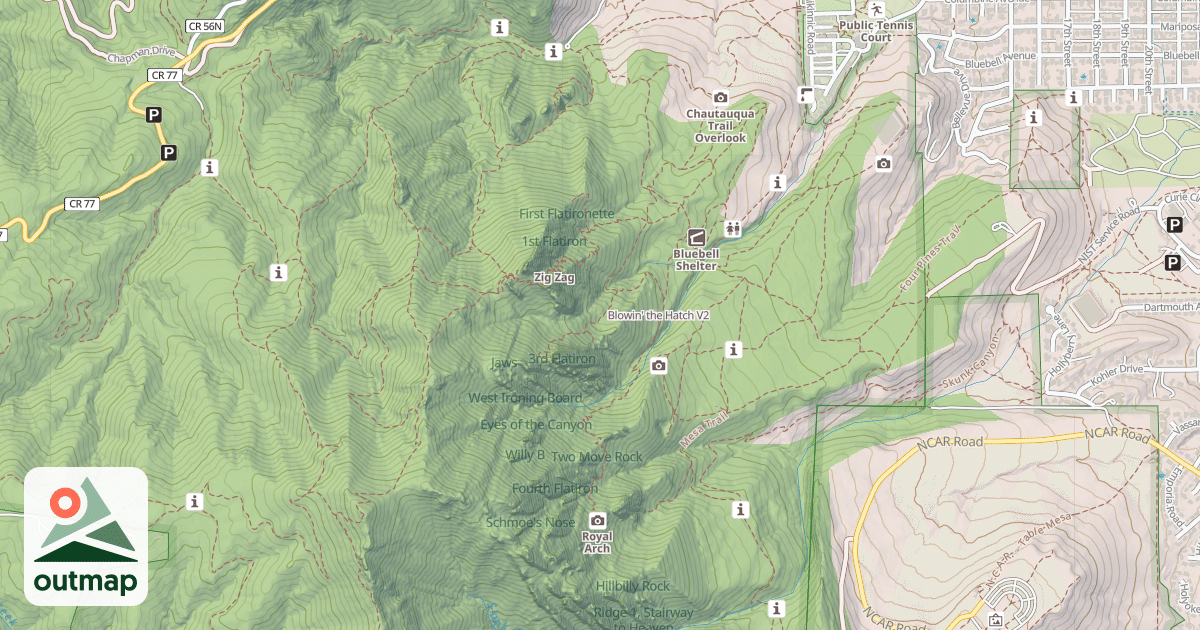 Map of Blowin' the Hatch