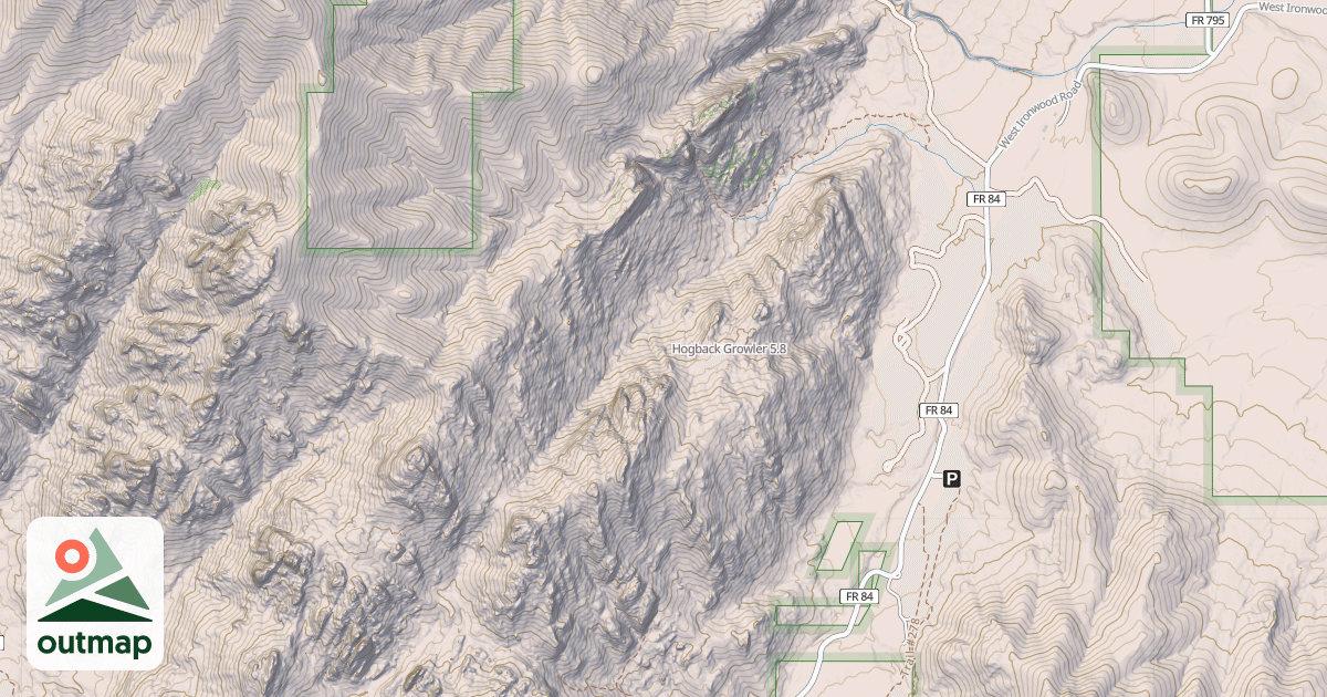 Map of Hogback Growler