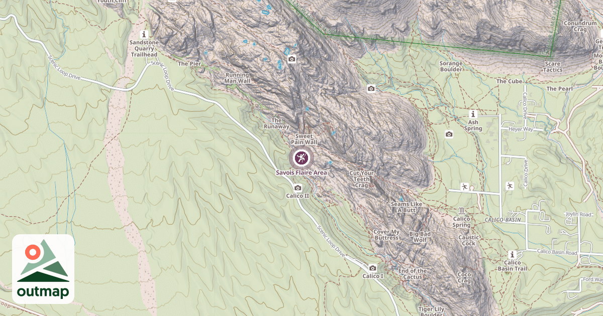 Map of Savois Flaire Area