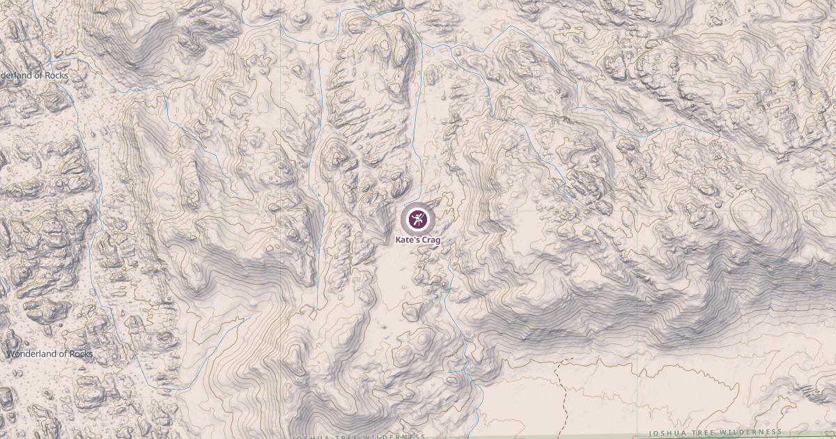 Map preview of Kate's Crag
