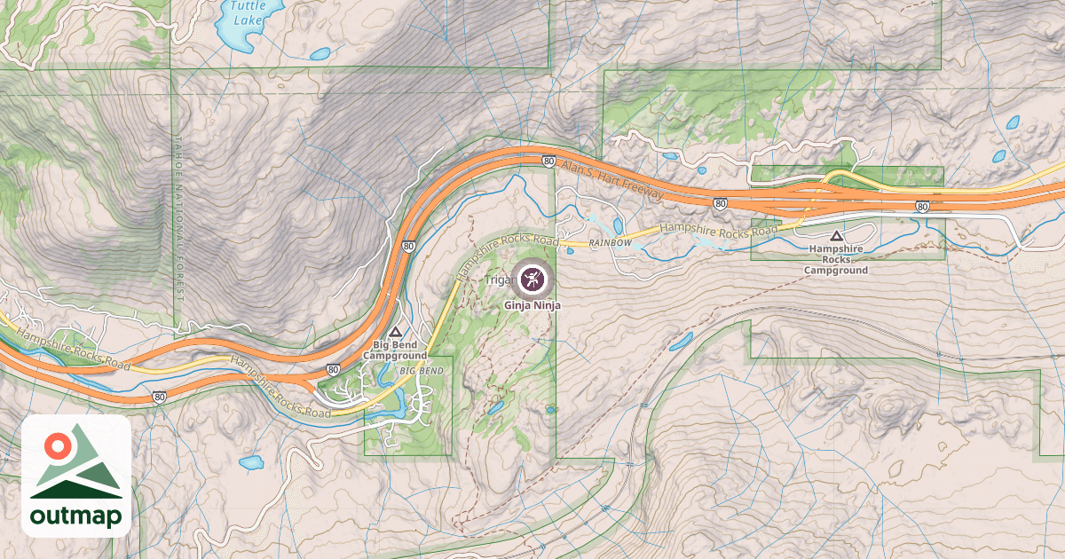 Map of Ginja Ninja