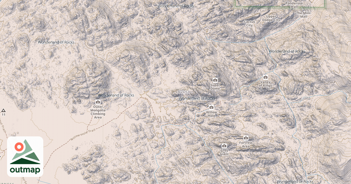 Map of Buck