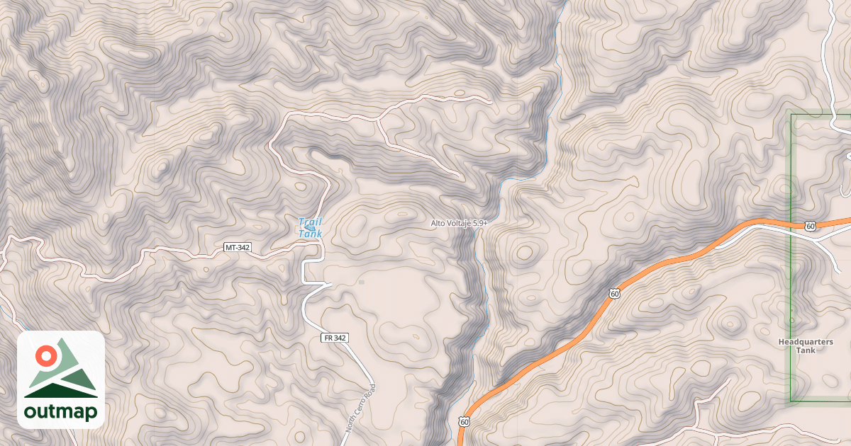 Map of Alto Voltaje