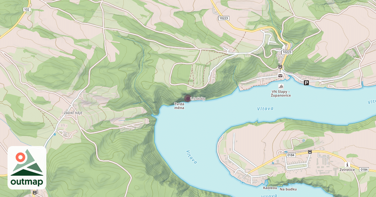 Map of 1,5 skoby