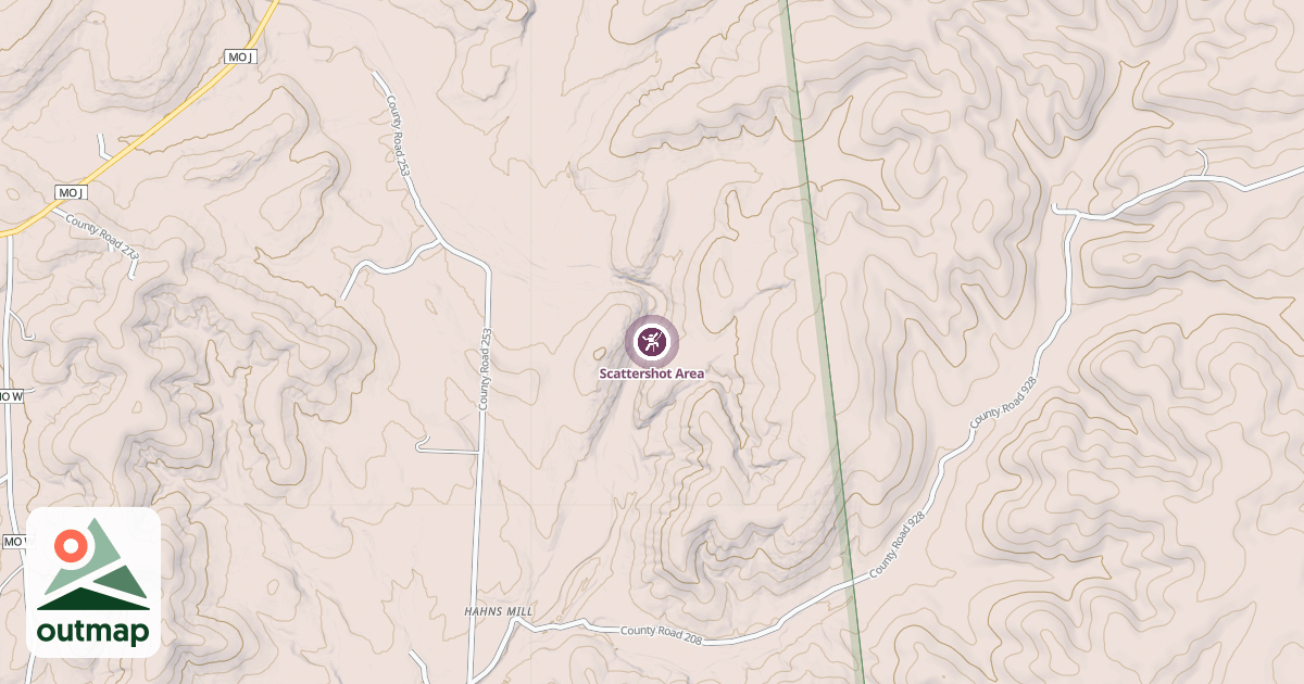 Map of Scattershot Area