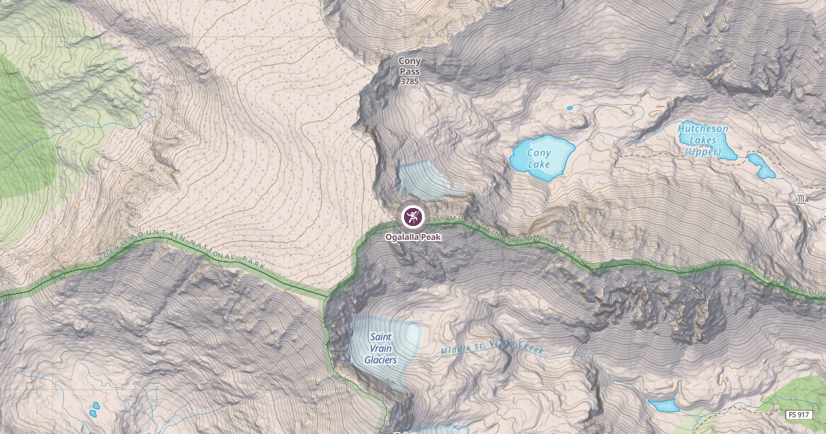 Map preview of Ogalalla Peak