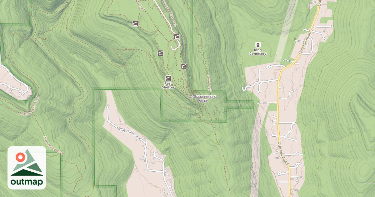 Map of O’Shaughnessy’s Pointe