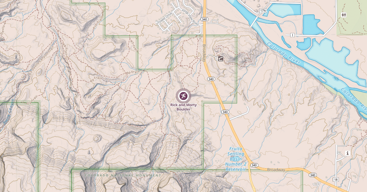 Map preview of Rick and Morty Boulder