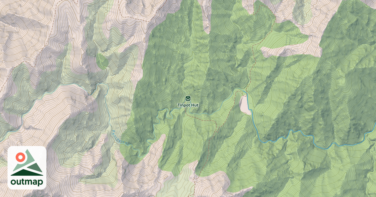 Map of Tinpot Hut
