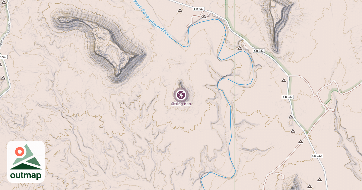Map of Sitting Hen