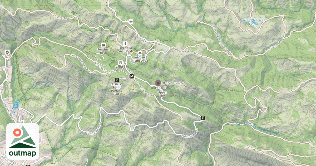 Map of Left Cheek Center