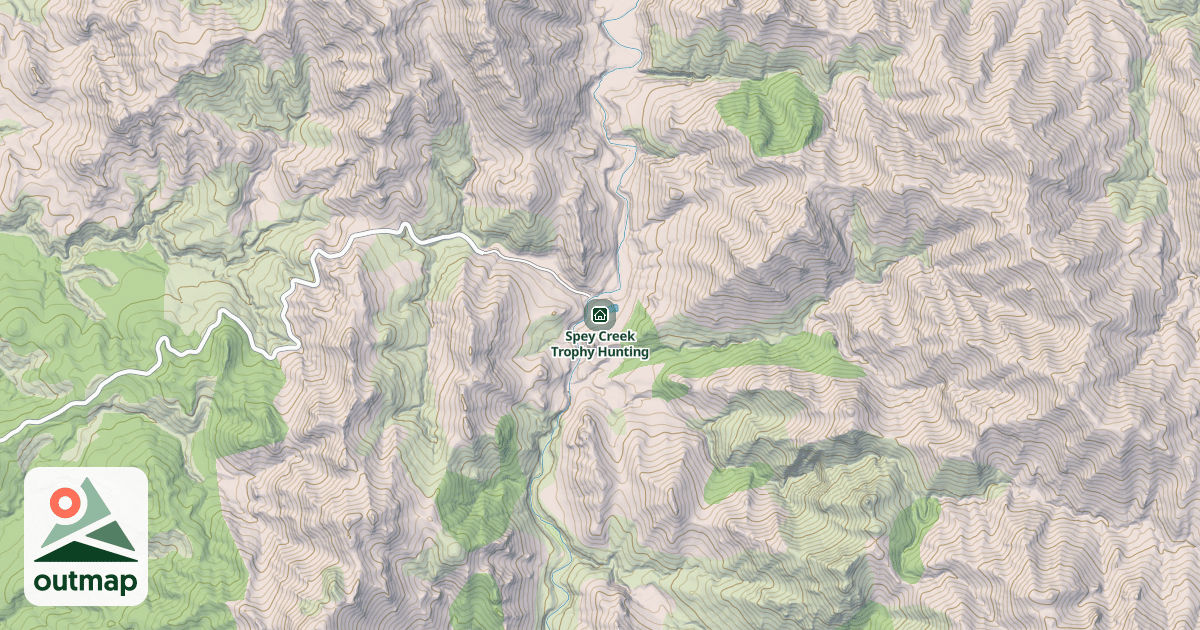 Map of Spey Creek Trophy Hunting