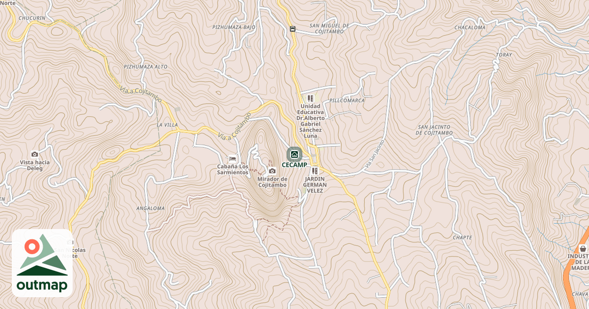 Map of CECAMP