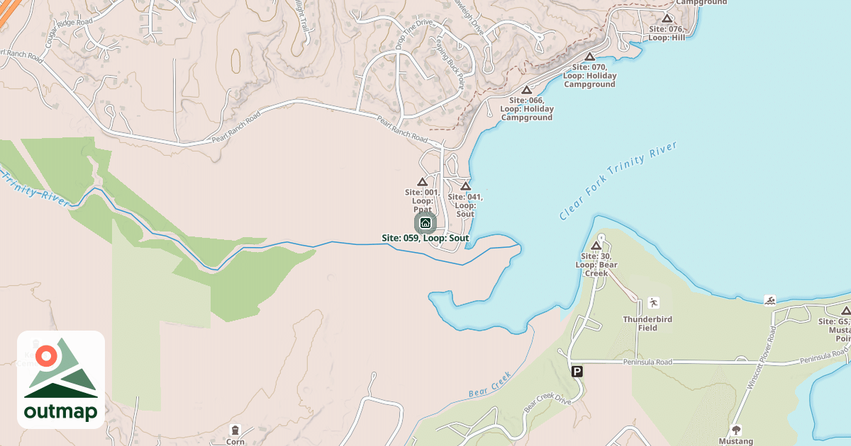 Map of Site: 059, Loop: Sout