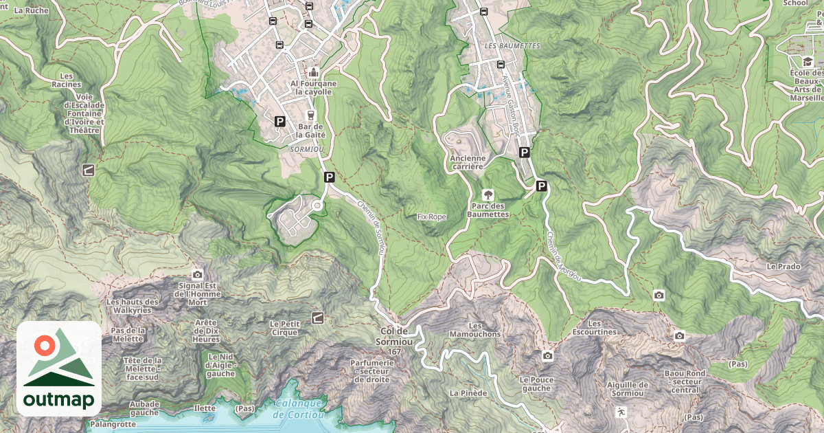 Map of Fix Rope