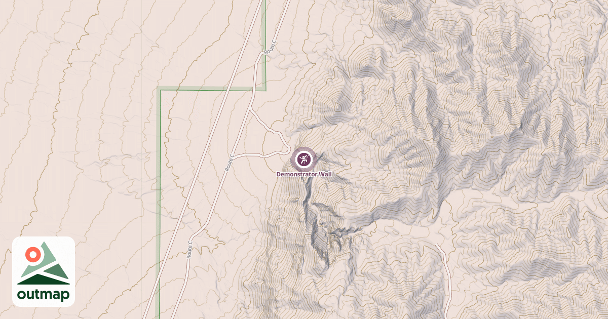 Map of Demonstrator Wall