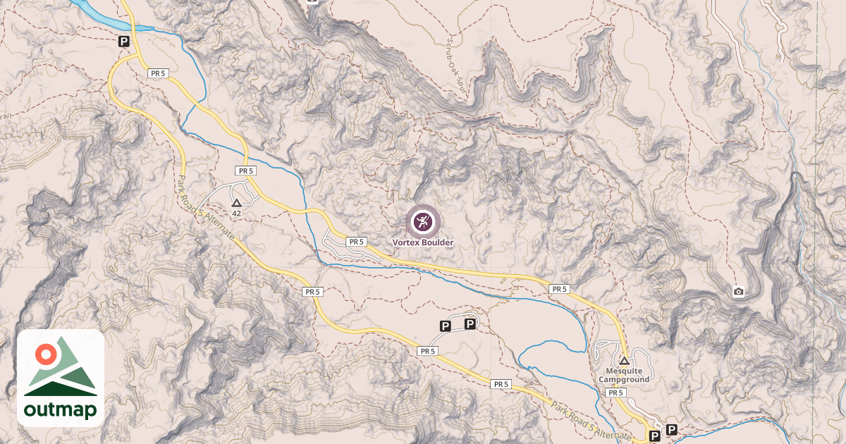 Map of Vortex Boulder