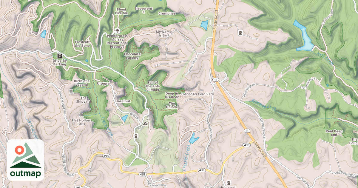 Map of Loaded for Bear