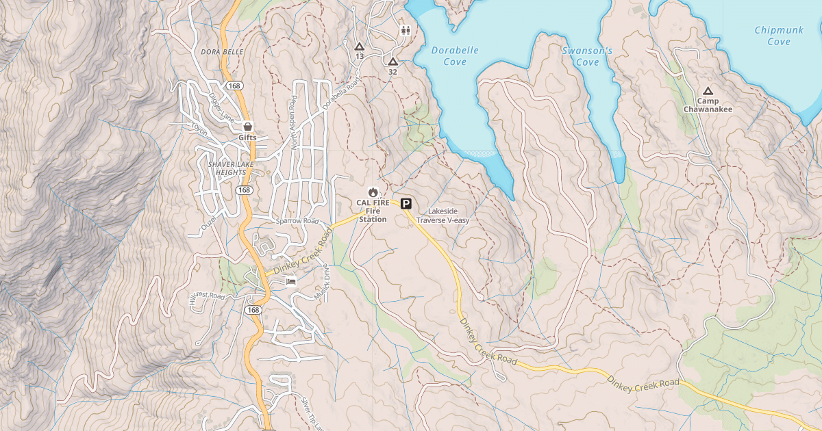 Map preview of Lakeside Traverse
