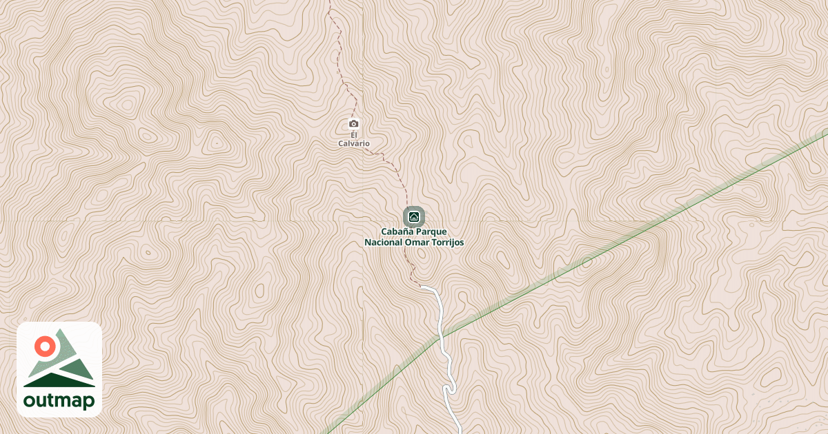 Map of Cabaña Parque Nacional Omar Torrijos
