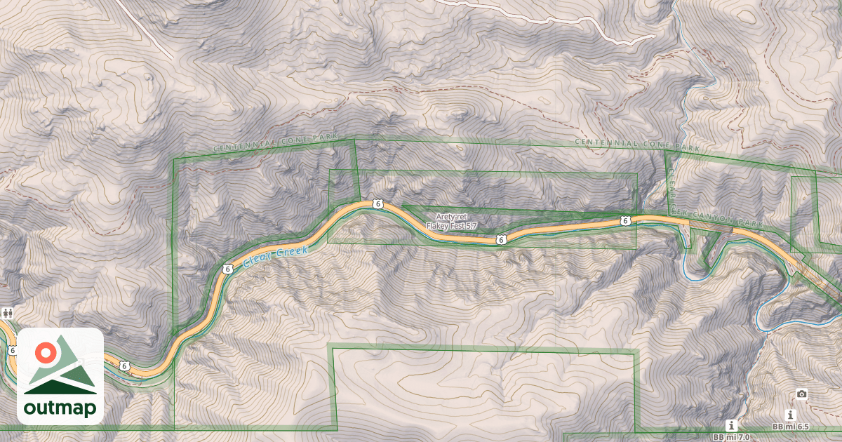 Map of Arety-ret Flakey Fest