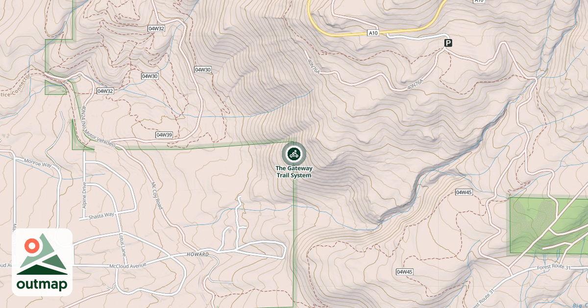 Map of The Gateway Trail System